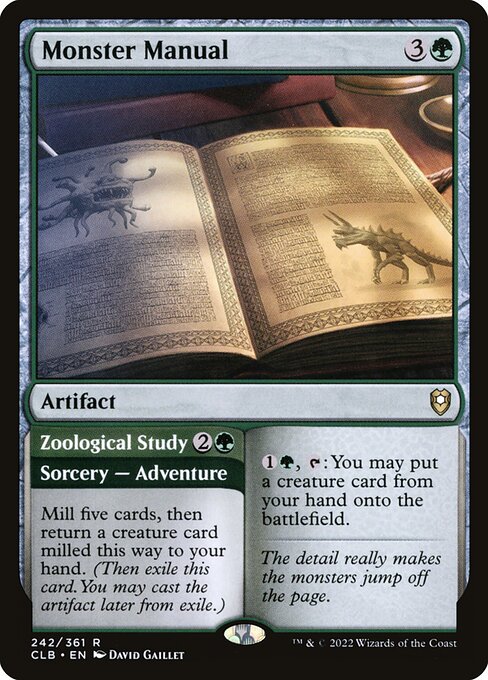 Monster Manual // Zoological Study — art by David Gaillet