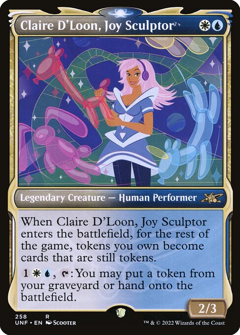 Claire D'Loon, Joy Sculptor — art by Scooter
