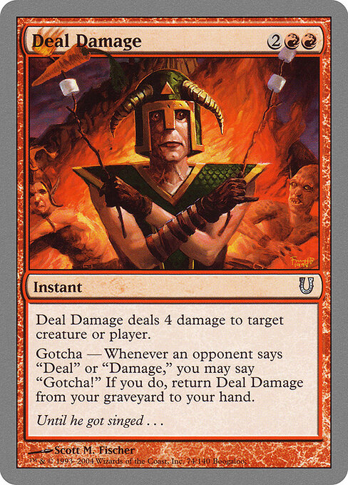 Deal Damage — art by Scott M. Fischer