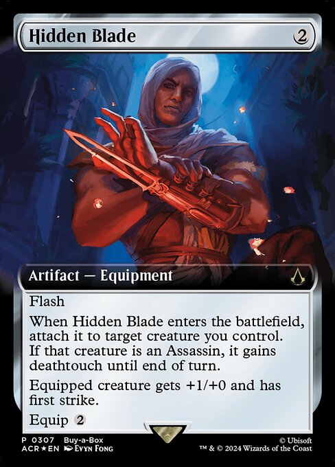 Hidden Blade — art by Evyn Fong