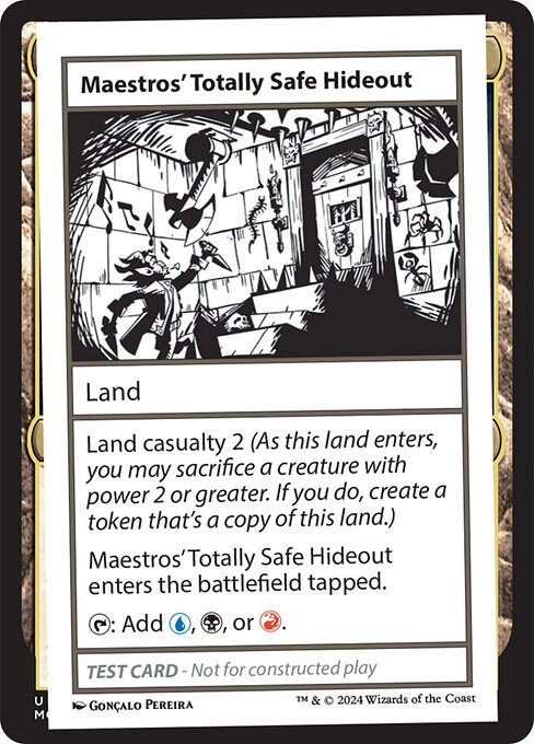 Maestros' Totally Safe Hideout — art by Gonçalo Pereira