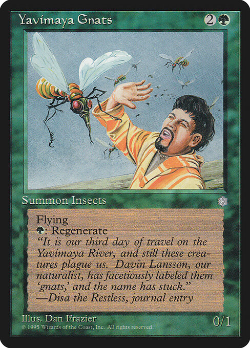 Yavimaya Gnats — art by Dan Frazier