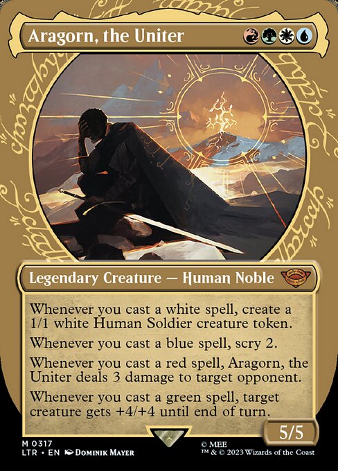 Aragorn, the Uniter — art by Dominik Mayer