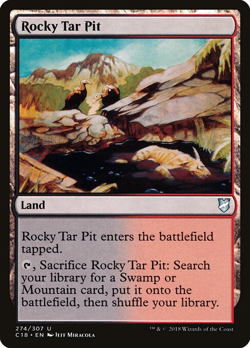 Rocky Tar Pit — art by Jeff Miracola