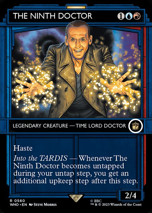 The Ninth Doctor — art by Steve Morris