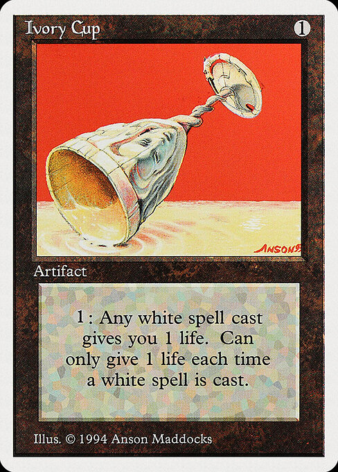 Ivory Cup — art by Anson Maddocks