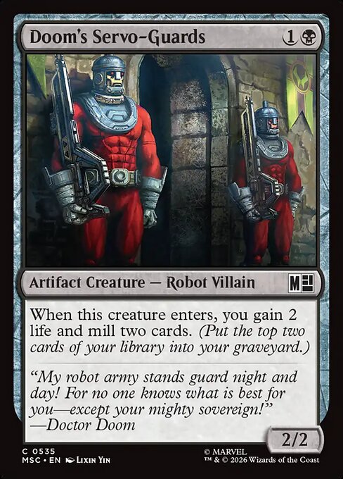 Doom's Servo-Guards — art by Lixin Yin