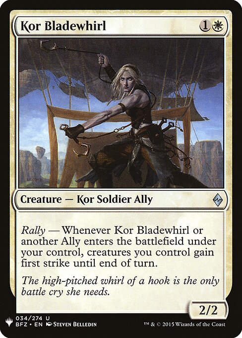 Kor Bladewhirl — art by Steven Belledin