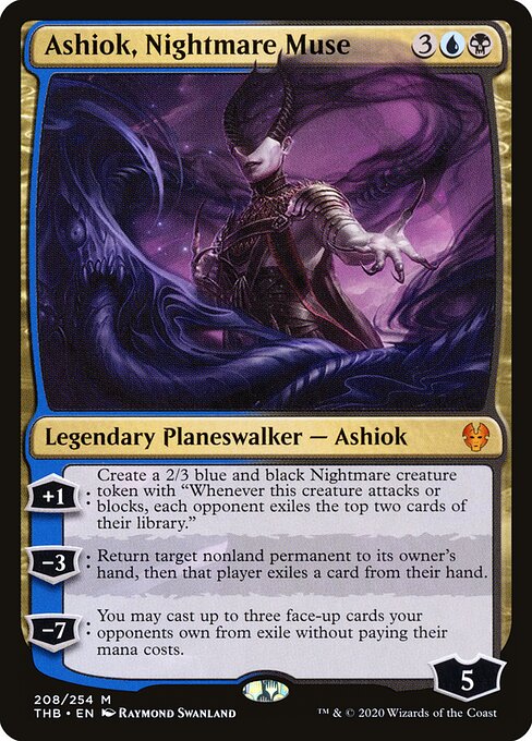 Ashiok, Nightmare Muse — art by Raymond Swanland