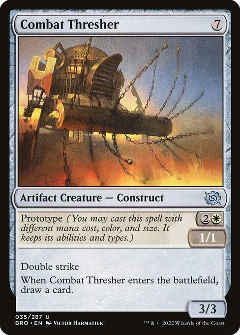 Combat Thresher — art by Victor Harmatiuk