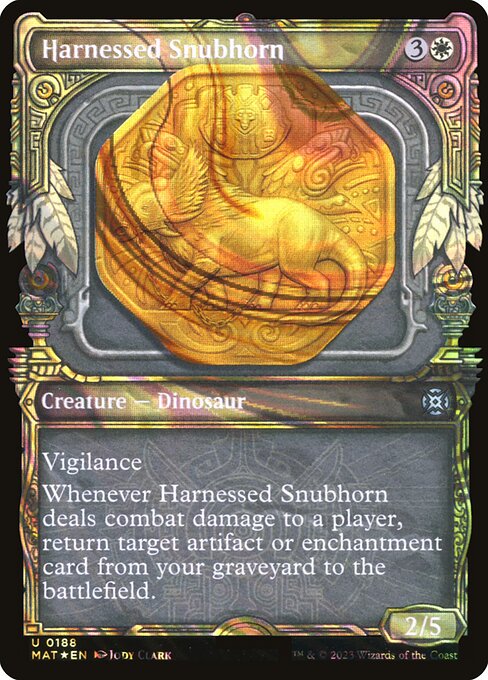 Harnessed Snubhorn — art by Jody Clark
