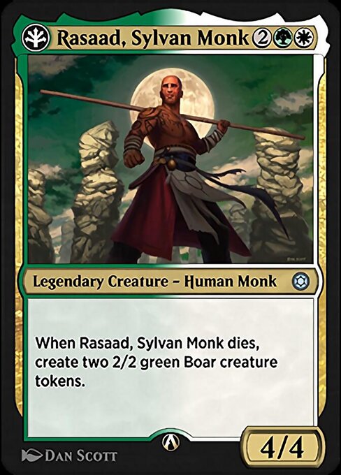 Rasaad, Sylvan Monk — art by Dan Murayama Scott