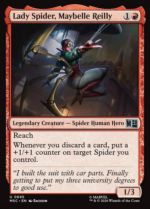 Lady Spider, Maybelle Reilly — art by Bachzim