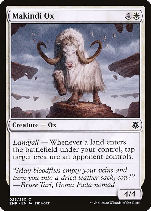 Makindi Ox — art by Ilse Gort