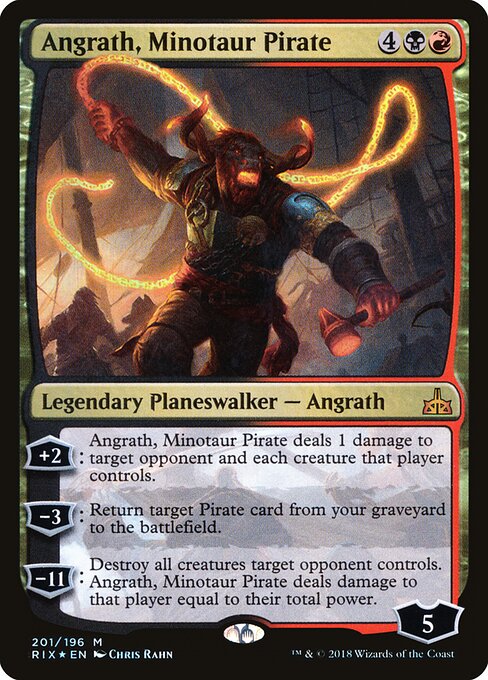 Angrath, Minotaur Pirate — art by Chris Rahn