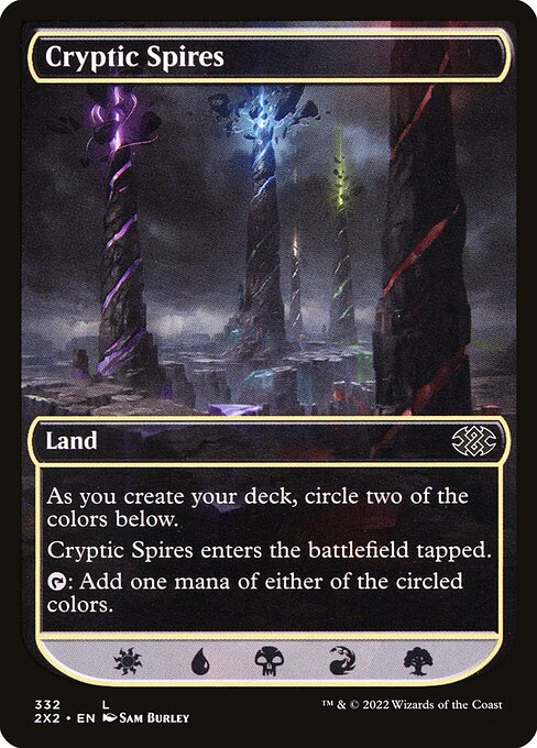 Cryptic Spires — art by Sam Burley