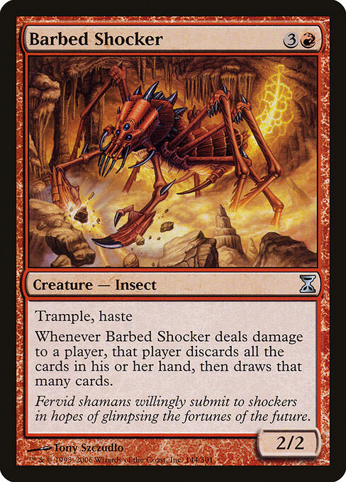 Barbed Shocker — art by Tony Szczudlo