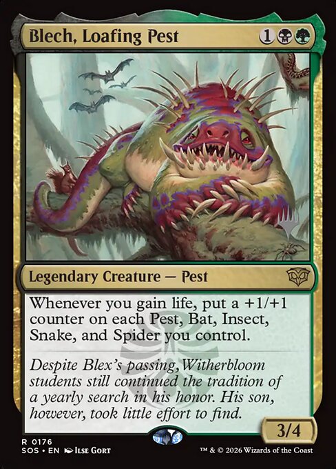 Blech, Loafing Pest — art by Ilse Gort