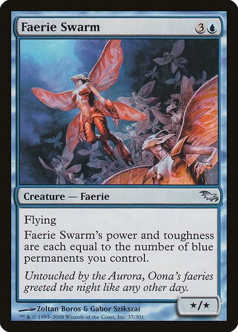 Faerie Swarm — art by Zoltan Boros & Gabor Szikszai