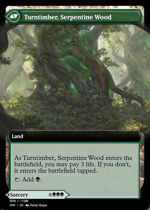Turntimber Symbiosis // Turntimber, Serpentine Wood — art by Randy Vargas