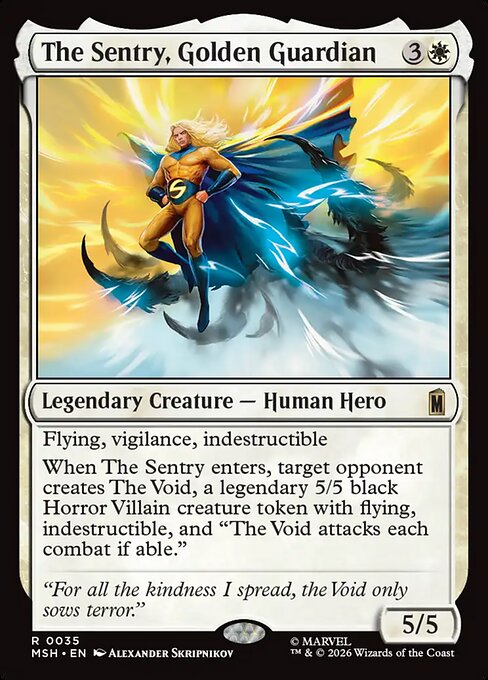 The Sentry, Golden Guardian — art by Alexander Skripnikov