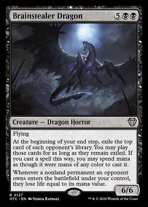 Brainstealer Dragon — art by Joshua Raphael
