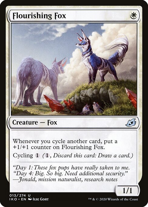 Flourishing Fox — art by Ilse Gort