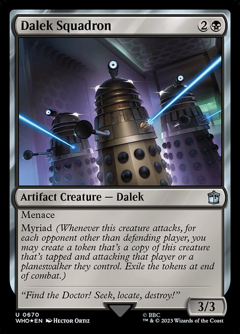 Dalek Squadron — art by Hector Ortiz