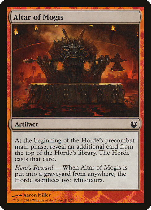 Altar of Mogis — art by Aaron Miller