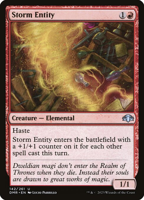 Storm Entity — art by Lucio Parrillo