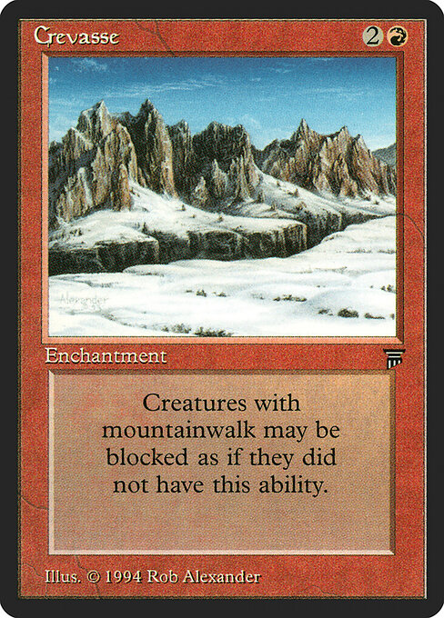 Crevasse — art by Rob Alexander
