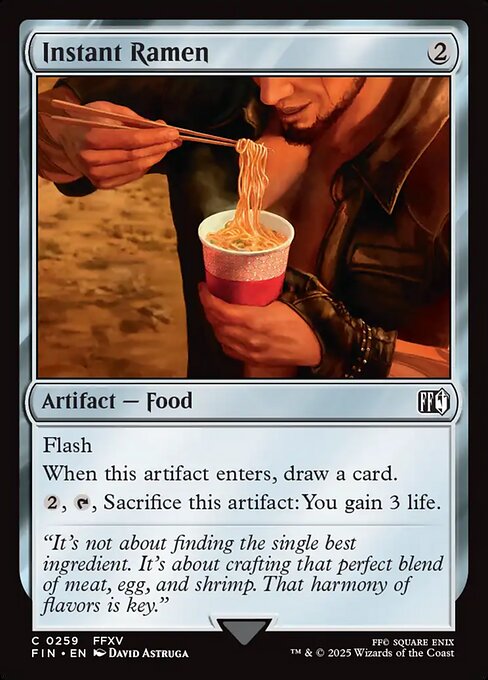 Instant Ramen — art by David Astruga