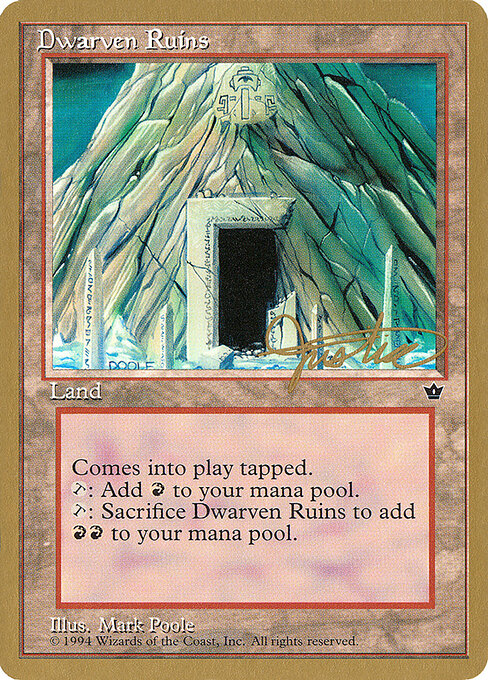 Dwarven Ruins — art by Mark Poole