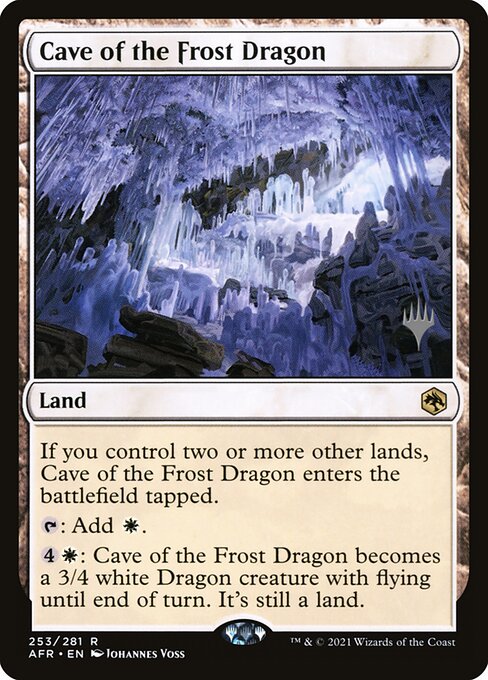 Cave of the Frost Dragon — art by Johannes Voss