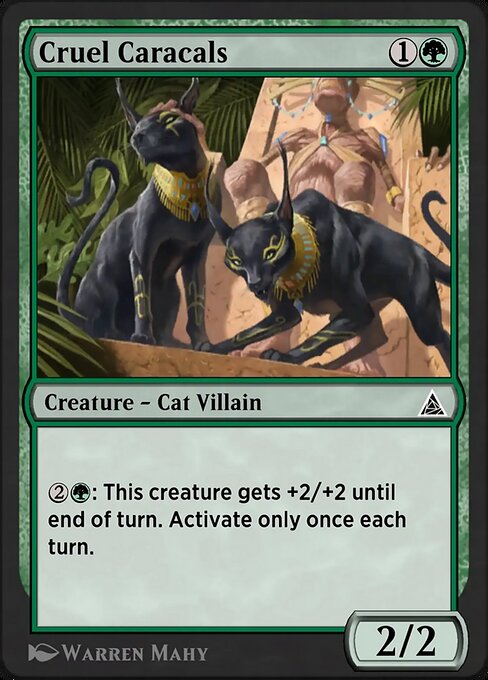 Kraven's Cats — art by Warren Mahy