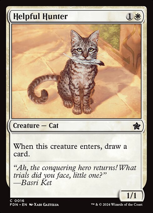 Helpful Hunter — art by Xabi Gaztelua