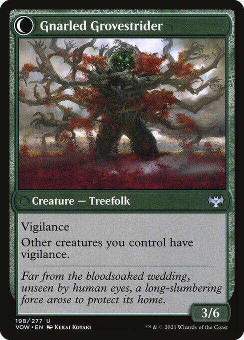 Dormant Grove // Gnarled Grovestrider — art by Kekai Kotaki