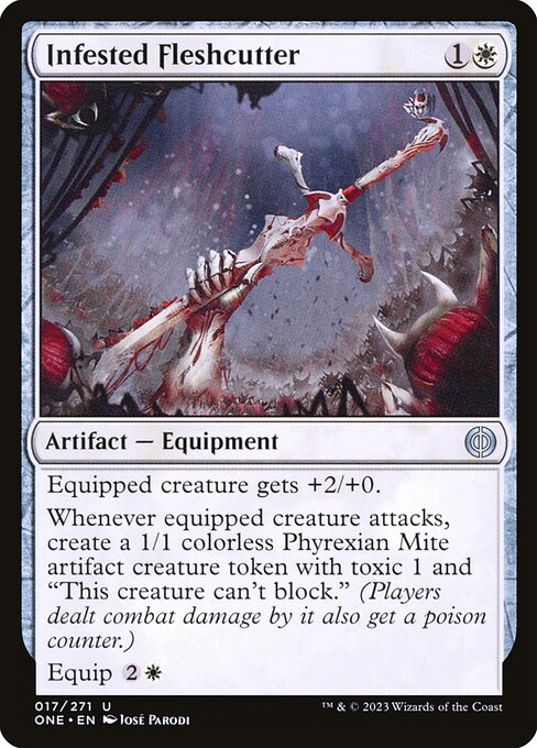 Infested Fleshcutter — art by José Parodi