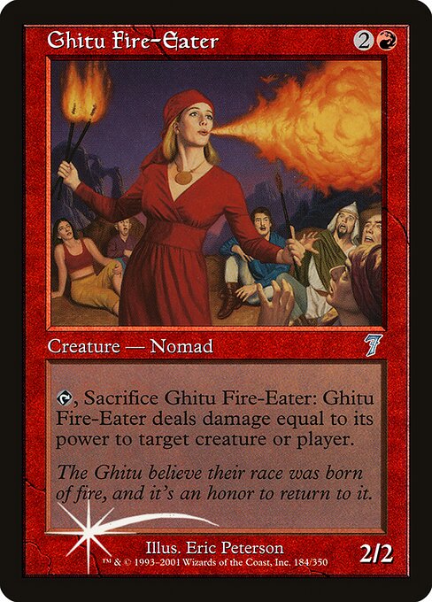Ghitu Fire-Eater — art by Eric Peterson