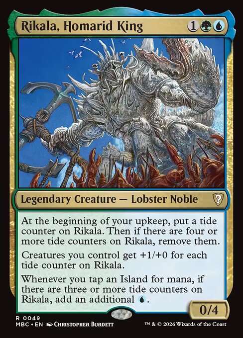 Rikala, Homarid King — art by Christopher Burdett
