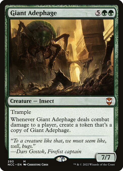 Giant Adephage — art by Christine Choi