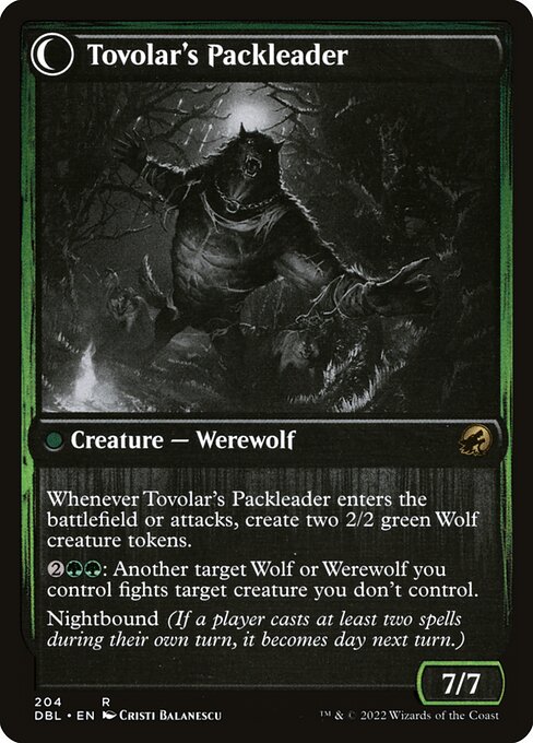 Tovolar's Huntmaster // Tovolar's Packleader — art by Cristi Balanescu