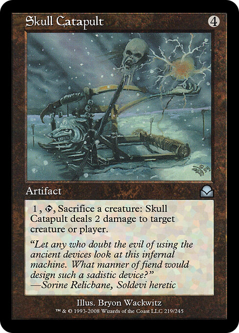 Skull Catapult — art by Bryon Wackwitz