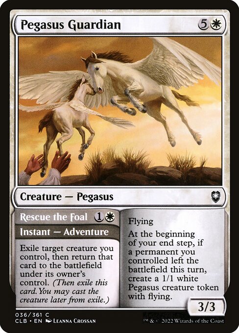 Pegasus Guardian // Rescue the Foal — art by Leanna Crossan