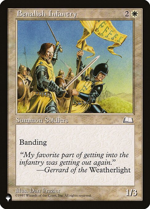 Benalish Infantry — art by Dan Frazier