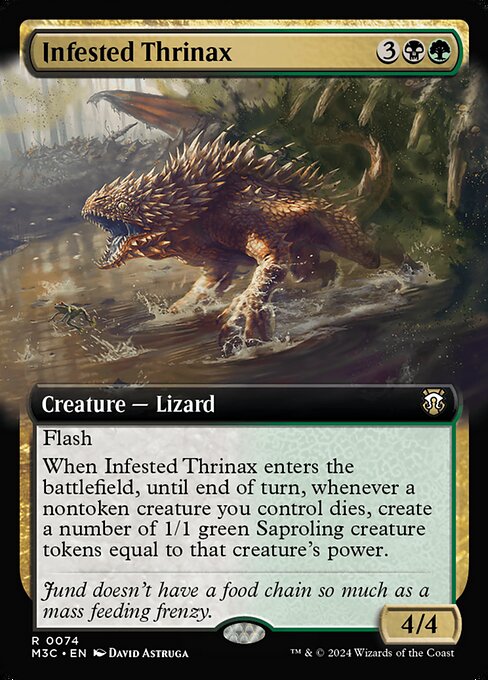 Infested Thrinax — art by David Astruga