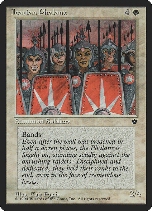 Icatian Phalanx — art by Kaja Foglio