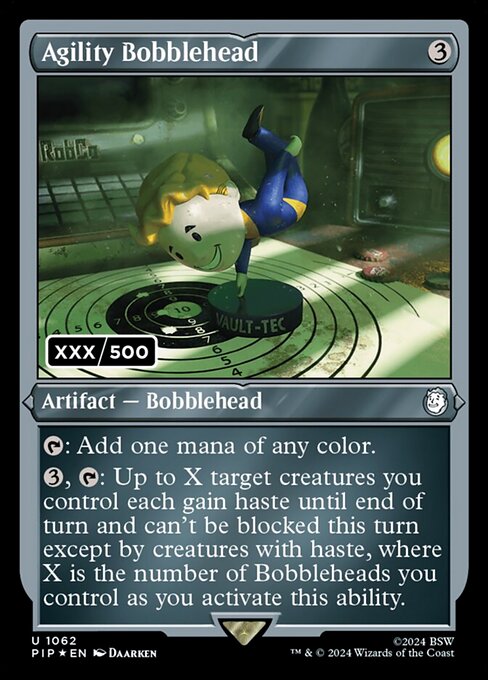 Agility Bobblehead — art by Daarken