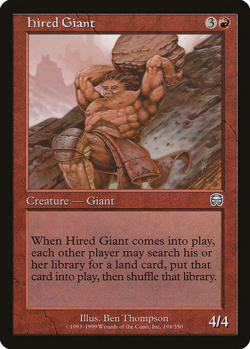 Hired Giant — art by Ben Thompson