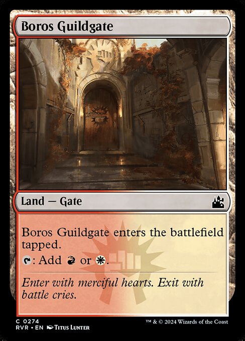 Boros Guildgate — art by Titus Lunter